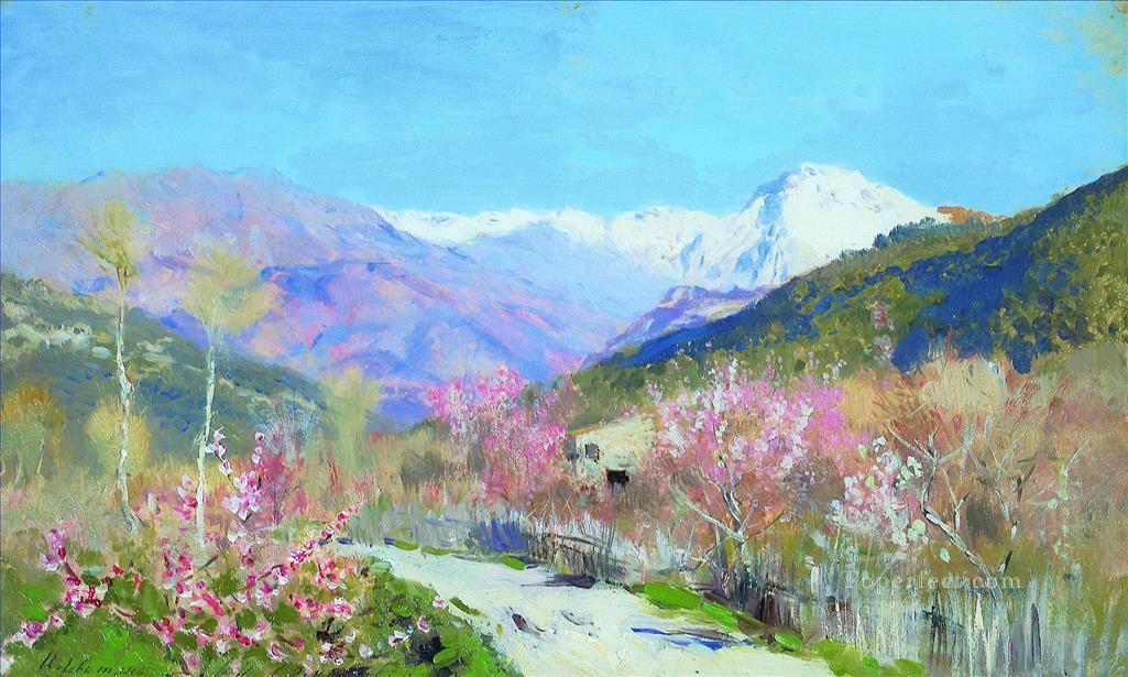spring in italy 1890 Isaac Levitan Oil Paintings